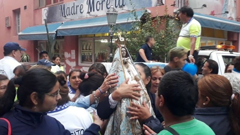 Tránsito Municipal recibió la visita de la Madre del Valle
