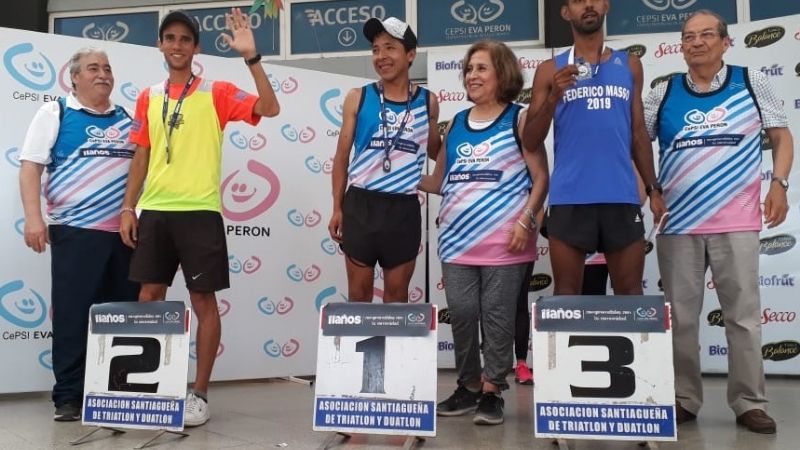 El atleta Lucas Castro, con otro podio en Santiago