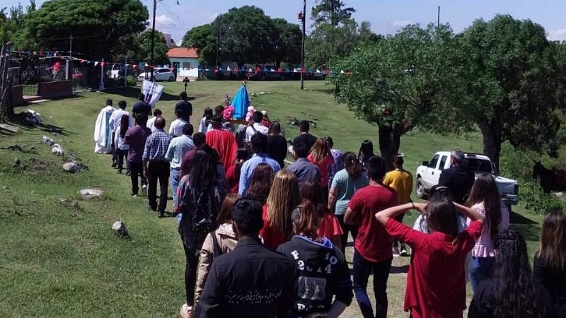 Culminaron las fiestas de la Virgen del Valle en Los Pedraza