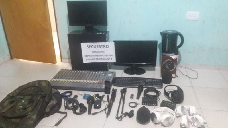 Recuperan la totalidad del equipamiento robado a una FM