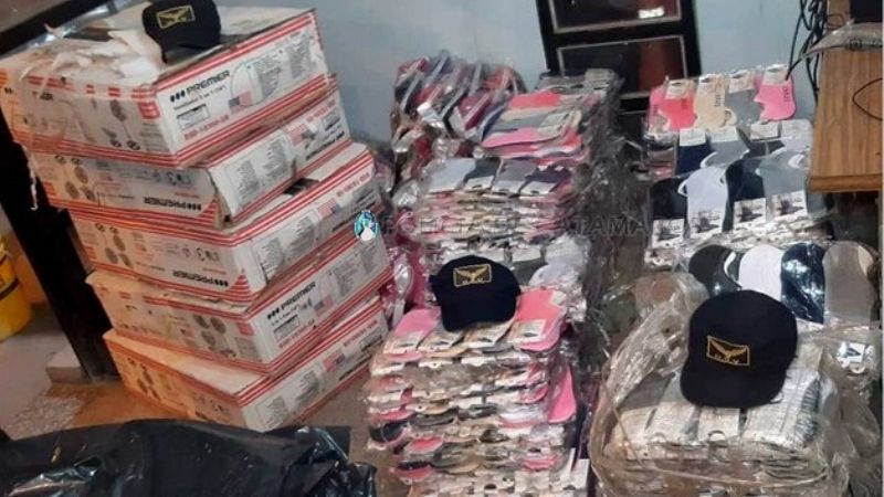 Incautan mercadería ilegal