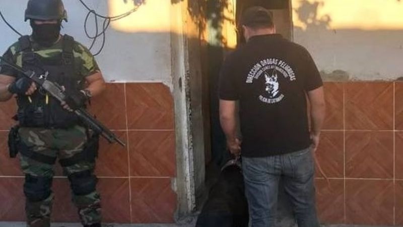 Tercer allanamiento positivo en la misma vivienda