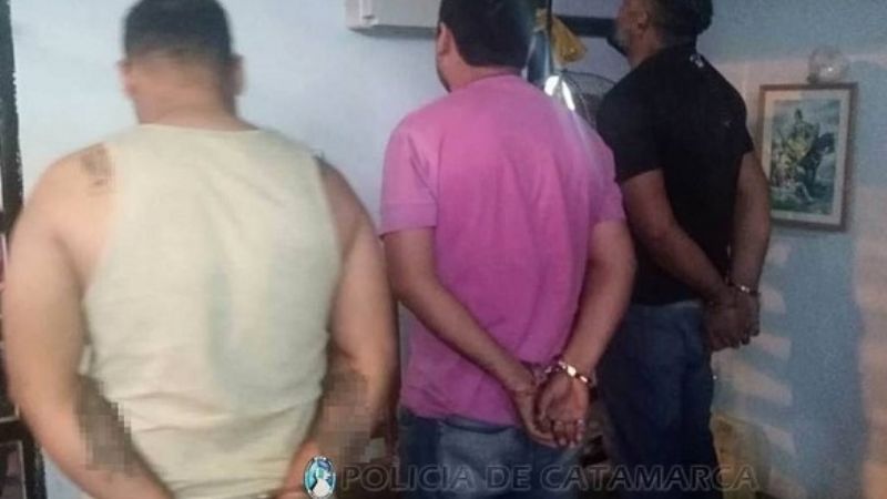 Aprehenden a tres personas en Capayán