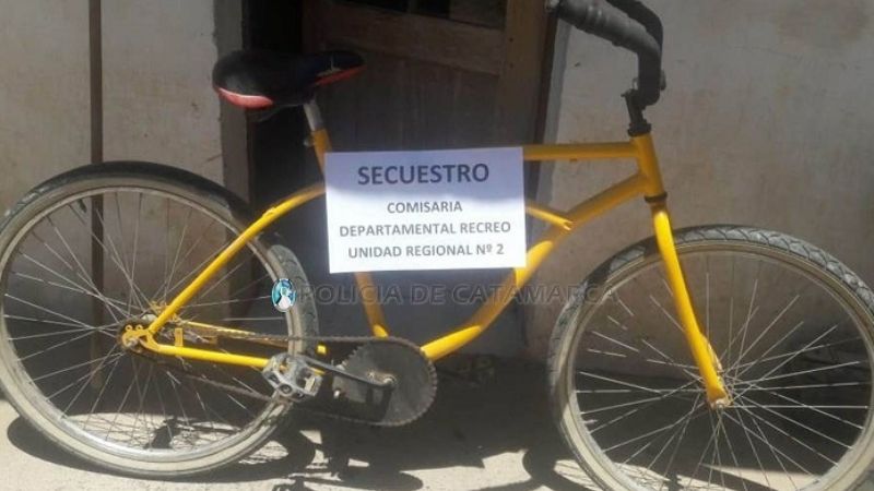 Recuperan tres bicicletas