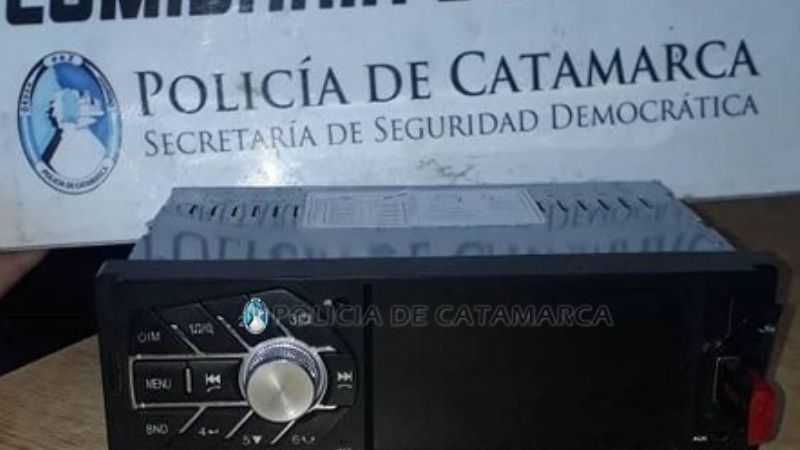 Detenido por robar un estéreo