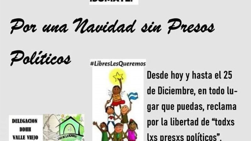 En Catamarca adhieren a "una Navidad sin presos políticos”
