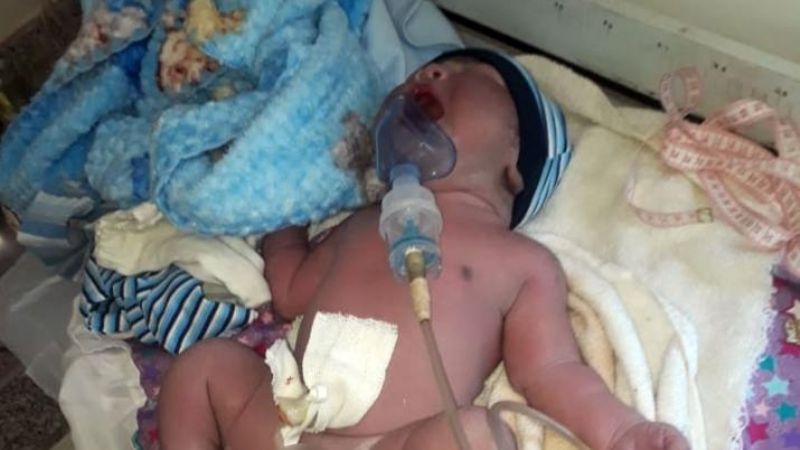 Nació un súper bebé en Los Juríes