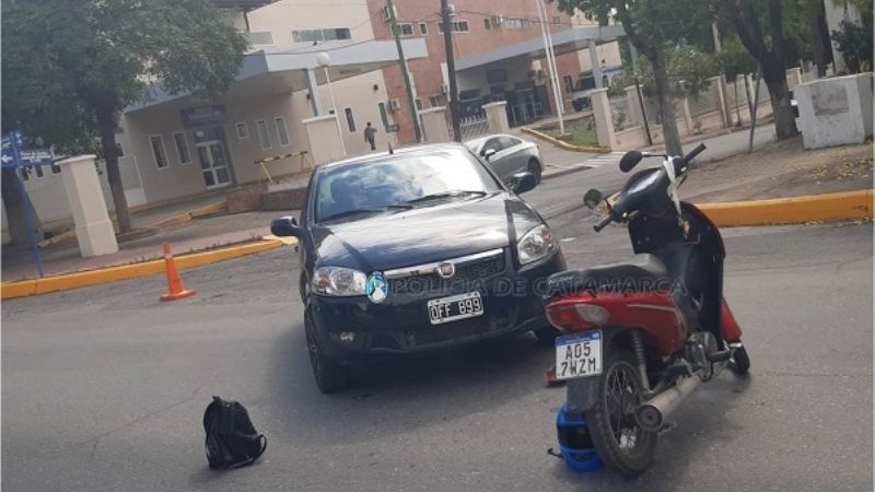 Choque en avenida Virgen del Valle