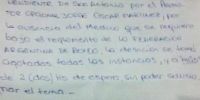 RESOLUCIÓN suspendiendo el festival, que Martínez no quiso firmar.