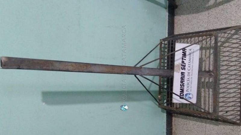 Secuestran un cesto de basura de dudosa procedencia