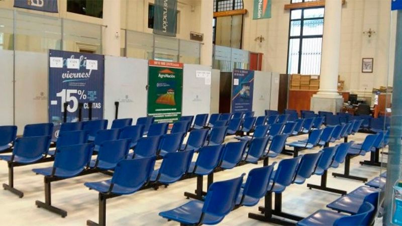 El miércoles, sin bancos