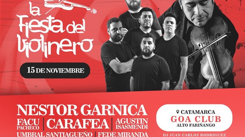 Garnica llega a Catamarca con “La Fiesta del Violinero”