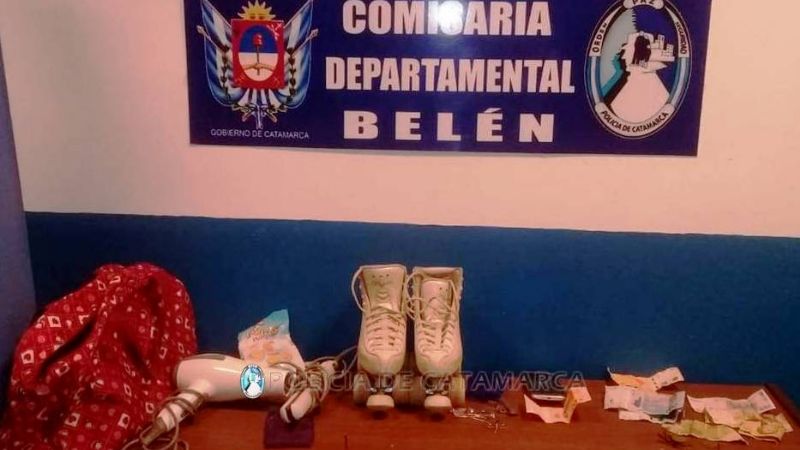 Mujer entregó a su hijo a la policía por un robo domiciliario