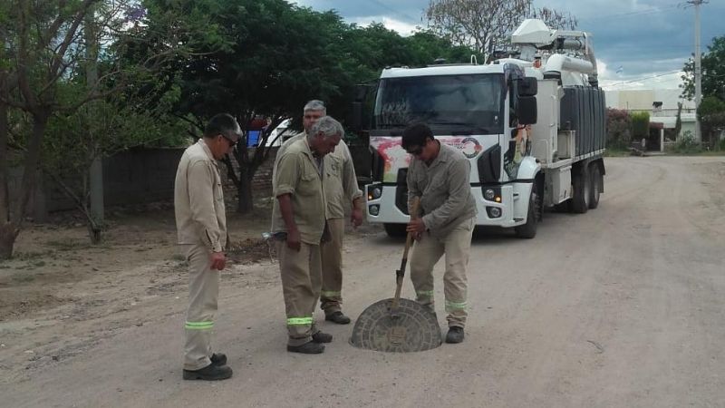 Solucionaron la perdida de líquido cloacal en un barrio de Recreo