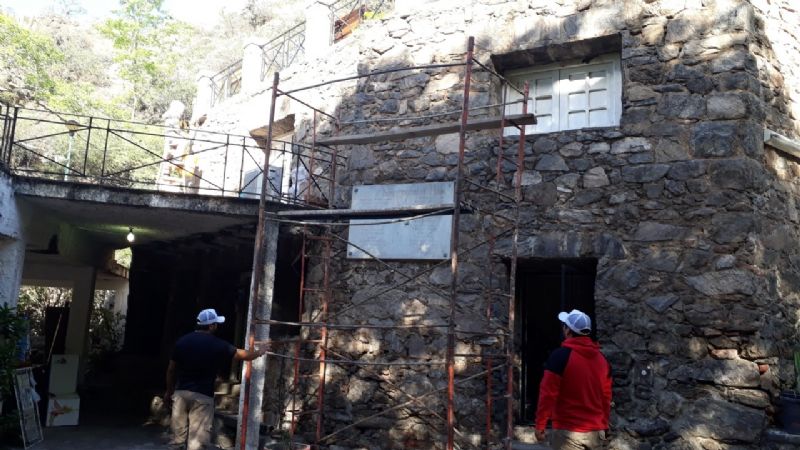 Los trabajos de refacción en la Gruta tienen un avance del 60%