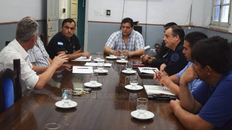 Reunión entre fuerzas policiales