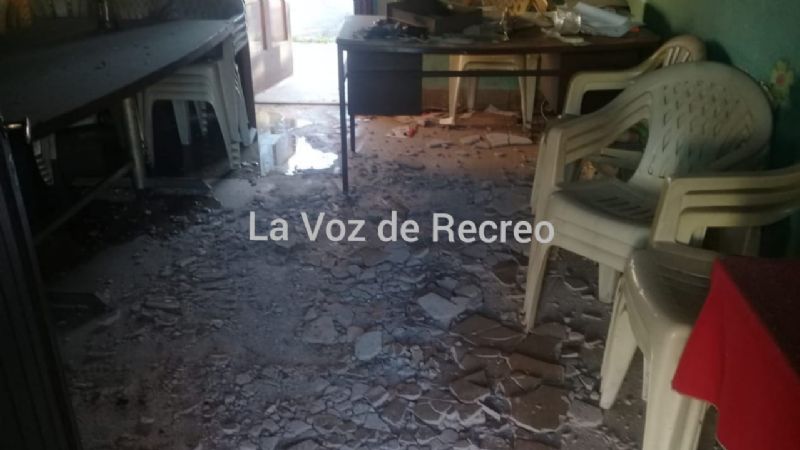 Lamentable: robo, destrozos e incendio en Centro de Jubilados