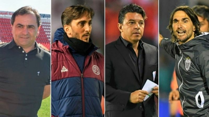 Los cuatro técnicos que quieren la Copa Argentina 2019