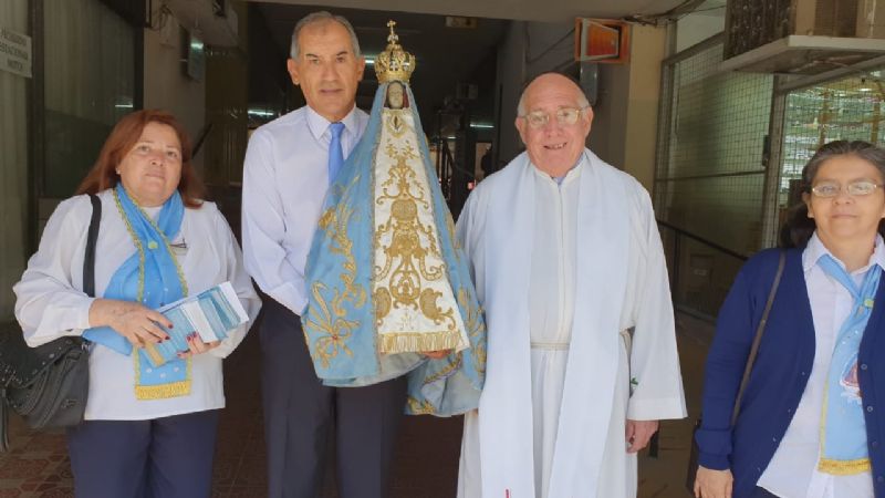 La Virgen del Valle en el Instituto del Diagnóstico