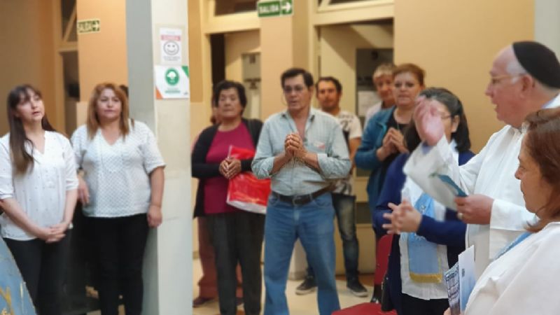 La Virgen del Valle en el Instituto del Diagnóstico