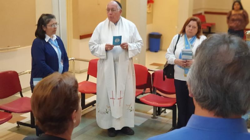 La Virgen del Valle en el Instituto del Diagnóstico