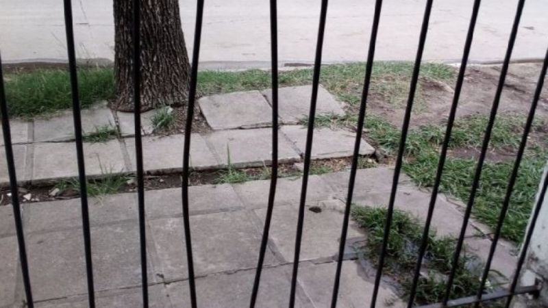 Joven y adolescente fueron sorprendidos forzando las rejas de un local