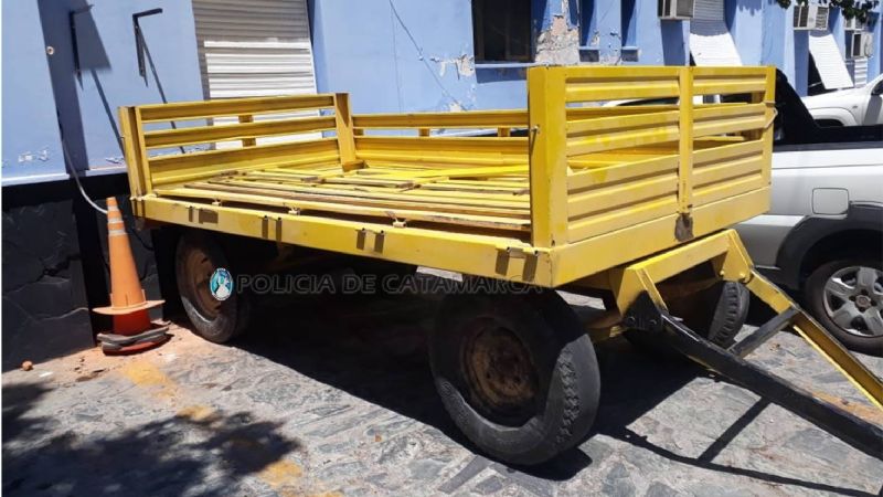 Encontraron en Valle Viejo un carro robado en Capayán