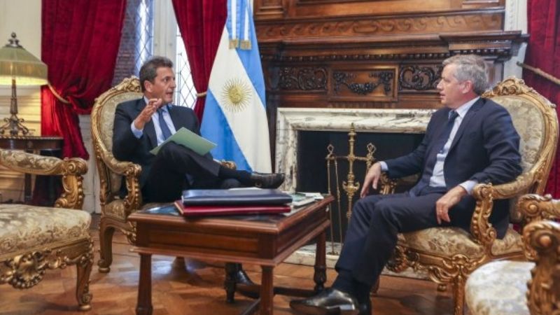 Monzó recibió a Massa para ordenar la transición en Diputados