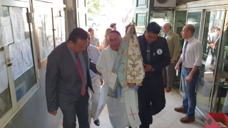 La Virgen del Valle en el Poder Judicial y la Policía Federal