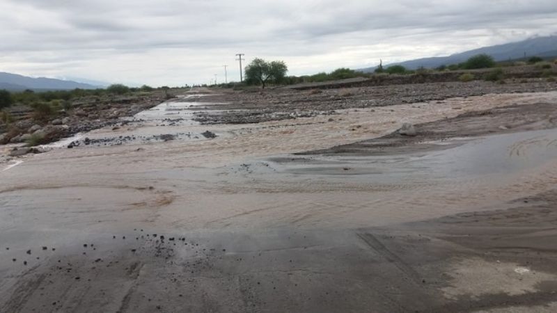 Ruta 40 complicada en Santa María