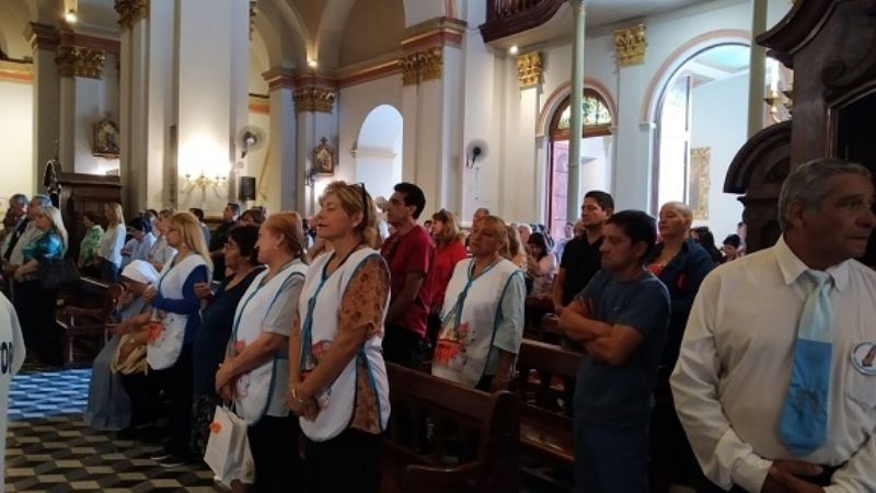 Los Servidores del Santuario, a los pies de la Madre Morena