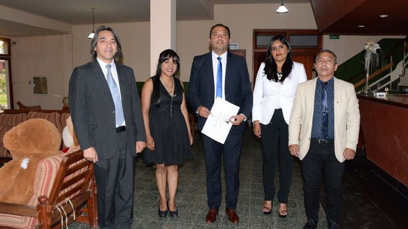 Sánchez juró y asumió su nuevo mandato en Santa María