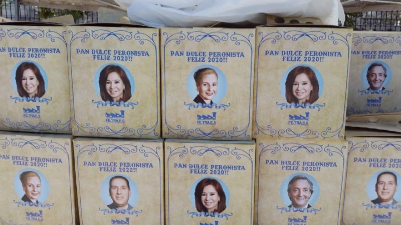 “Pan Dulce Peronista” que se vende en las inmediaciones del Congreso