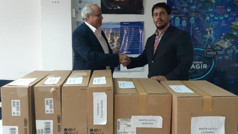 Defensa Civil recibió equipamiento informático