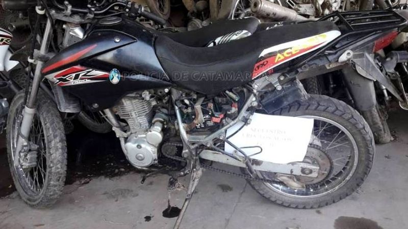 Recuperan una moto robada en Santa Rosa