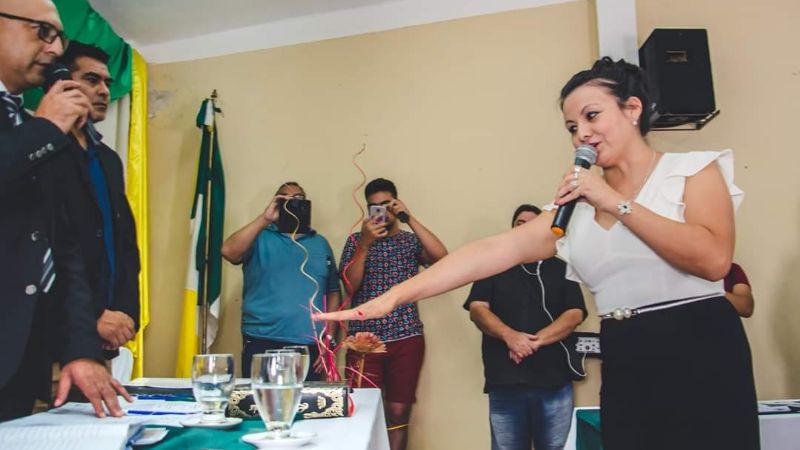 "Lula" Polti asumió como intendente de Recreo
