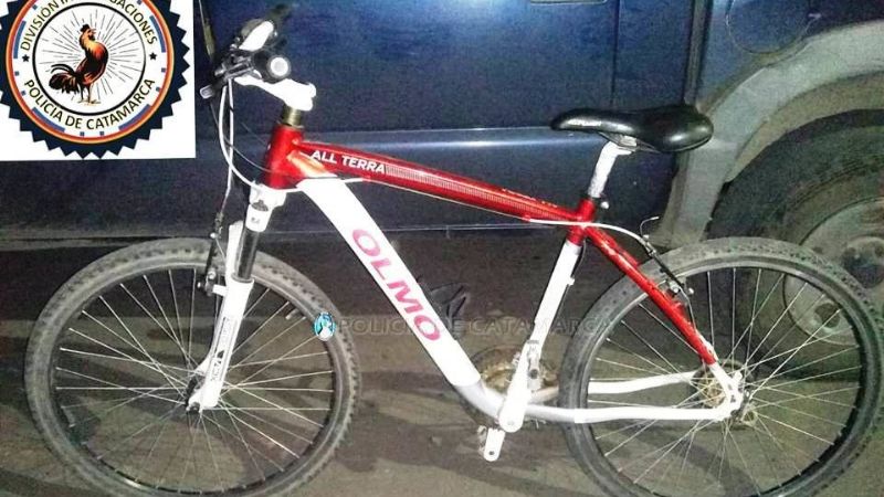 En registro domiciliario, recuperan una bicicleta robada en abril