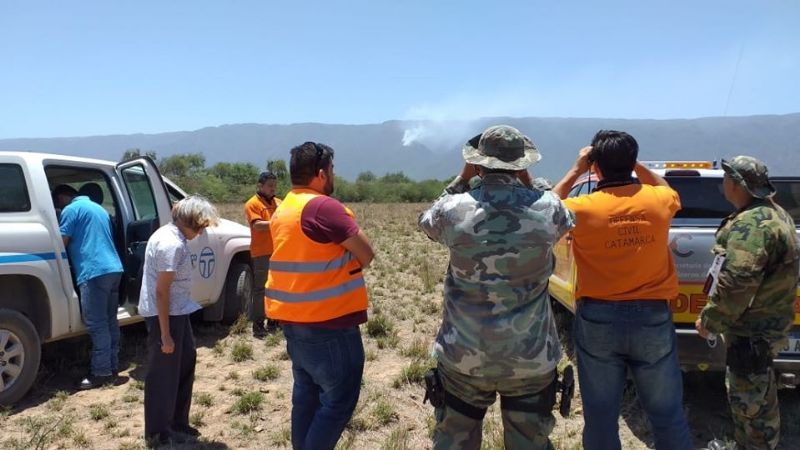 Desmienten accidente aéreo en el cerro Ancasti