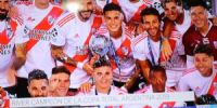 LA COPA ARGENTINA en mano de los campeones: River Plate.