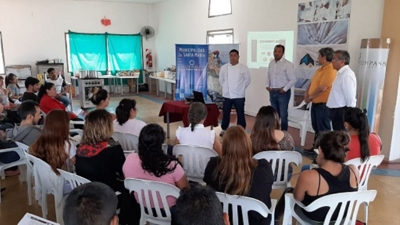 Culminó el primer módulo de la capacitación en Gastronomia