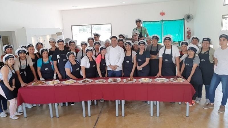 Culminó el primer módulo de la capacitación en Gastronomia