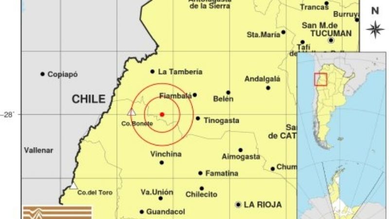 Dos temblores se registraron hoy en la provincia