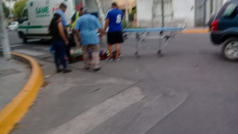 Choque en avenida Virgen del Valle y Esquiú