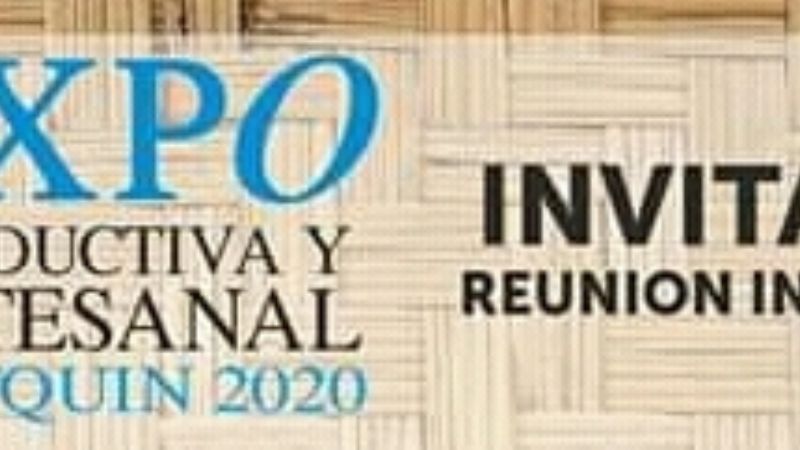 Expo Productiva y Artesanal Mutquín 2020
