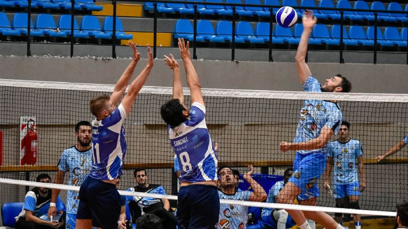 Fueron unos “Gigantes” frente al Ateneo Vóley