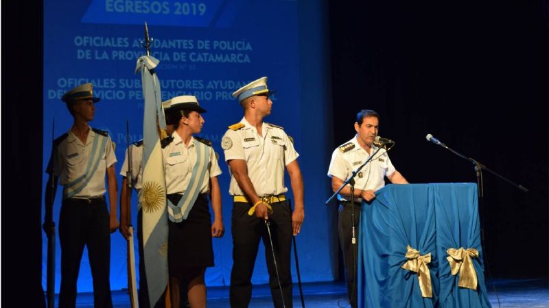 Acto de egreso de Oficiales Ayudantes de la Policía