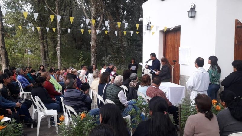 El Obispo consagró altares y dedicó tres templos en el distrito de Aconquija