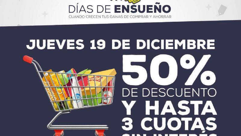 Este jueves se podrá comprar con el 50% de descuento