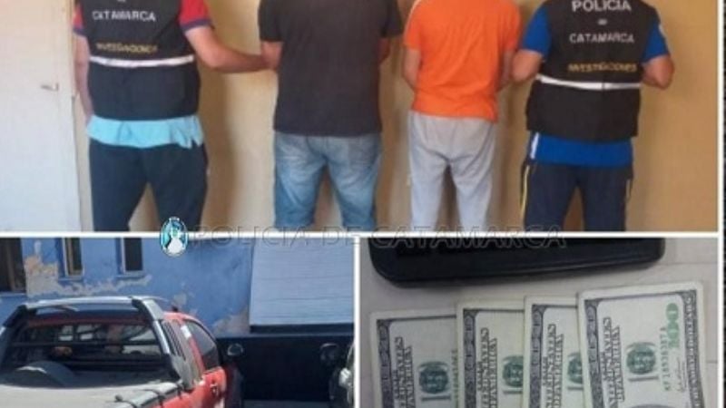 Detenidos con dólares falsos