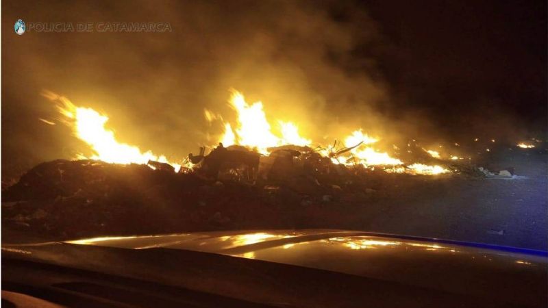 Desataron un incendio por quemar basura